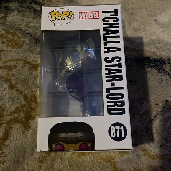 NWT Funko Pop 871 Tchalla Star Lord - Picture 2 of 6